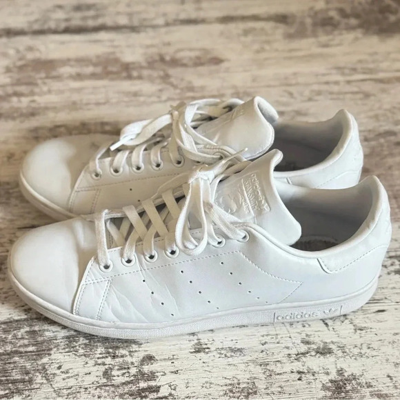 Adidas Stan Smith is white sneakers men’s size 9.5 - Picture 4 of 12